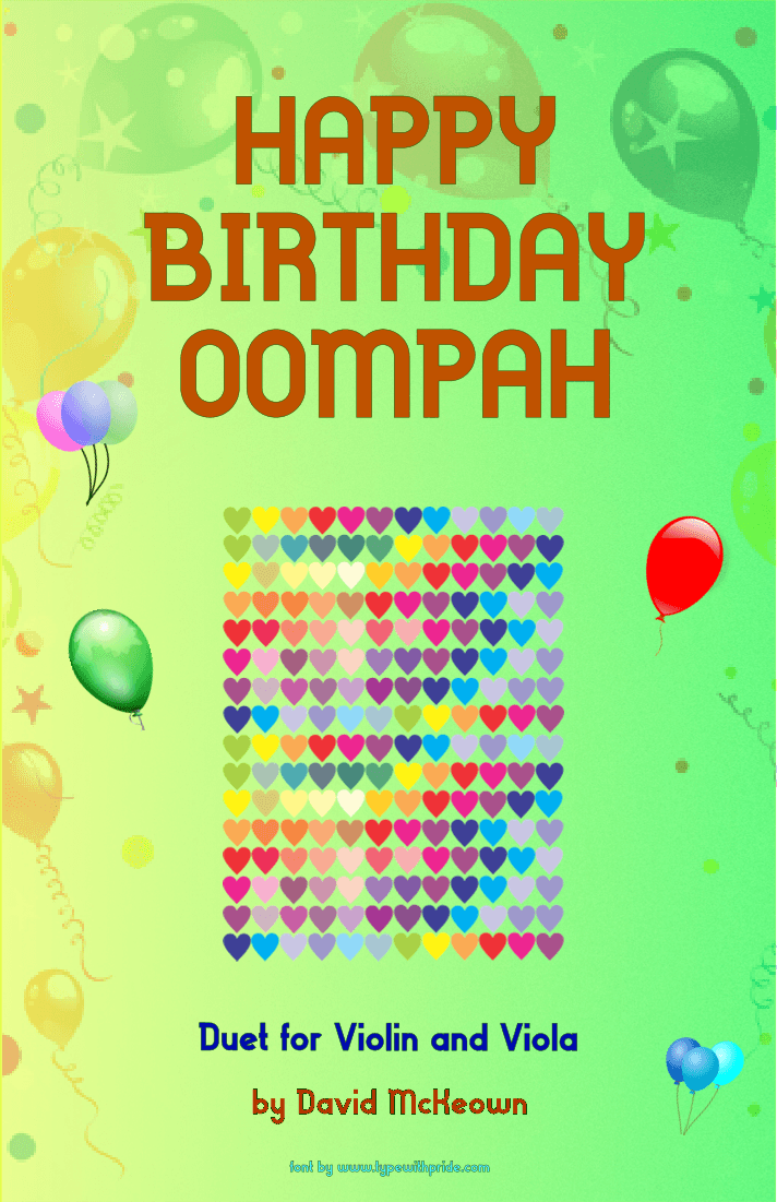 Happy Birthday Oompah, for Violin and Viola Duet (arr. David McKeown)