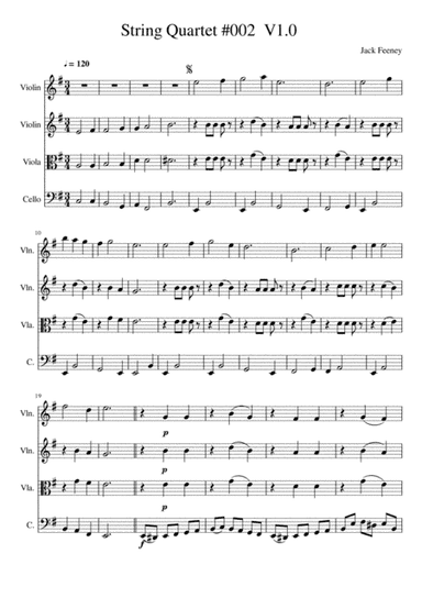 String Quartet 002