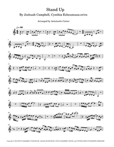 Stand Up (arr. Antoinette Carter)