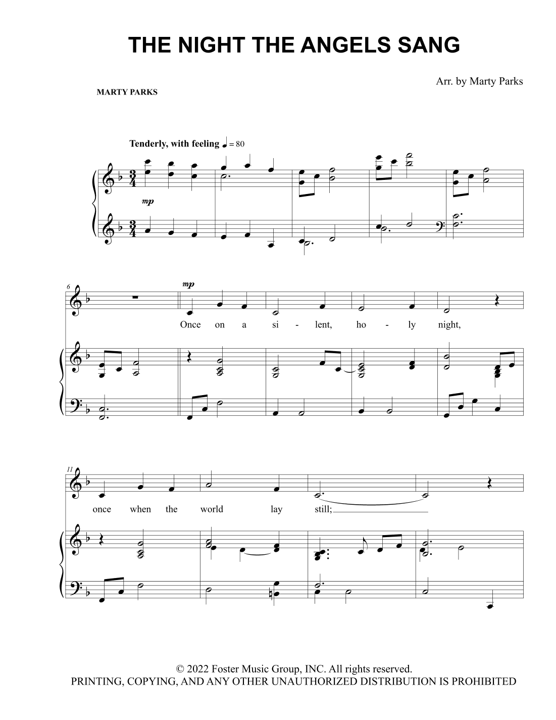 The Night The Angels Sang