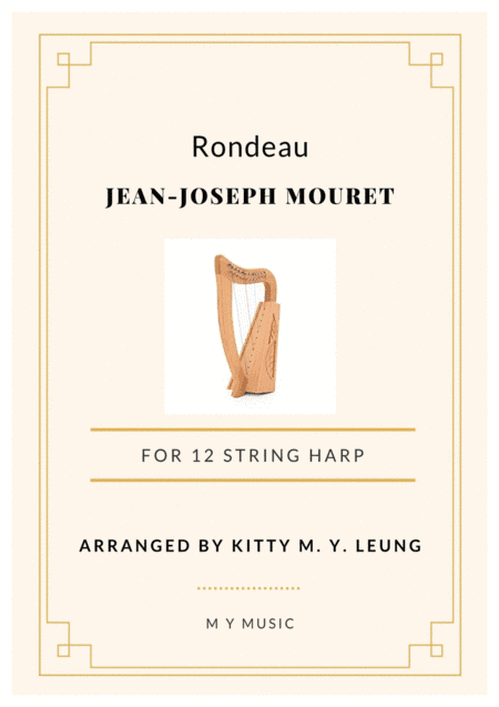 Rondeau by Jean-Joseph Mouret - 12 String Harp (arr. Kitty M. Y. Leung)