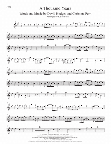 A Thousand Years (arr. Kevin Busse)