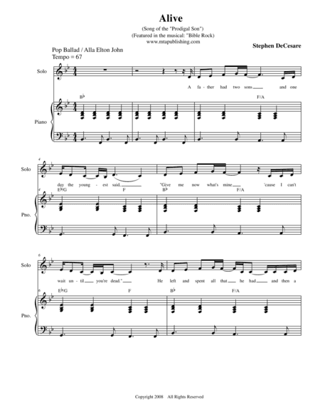 Alive (Song of the Prodigal Son)