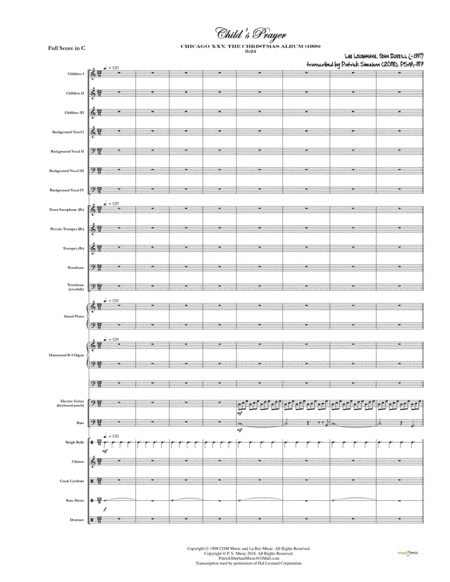 Child's Prayer (arr. Patrick Sheehan)