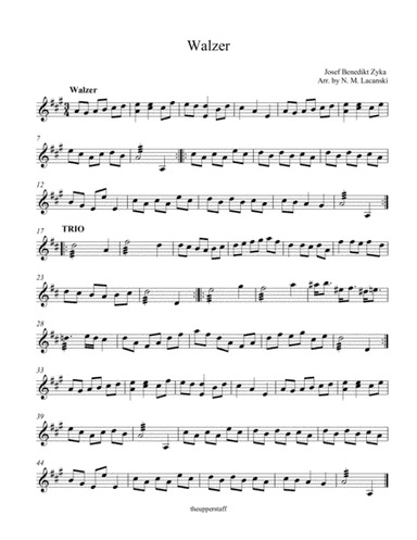 Walzer (arr. Nick Lacanski)