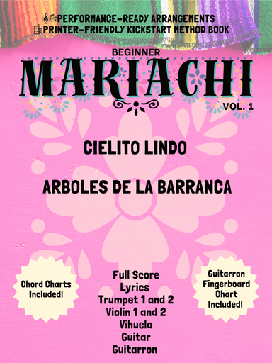 Beginner Mariachi: Volume 1 (arr. Daniel Lobliner-Cortez)