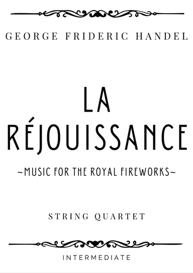 Handel - La Réjouissance (from Music for the Royal Fireworks) - Intermediate (arr. Piacere Music Sheets)