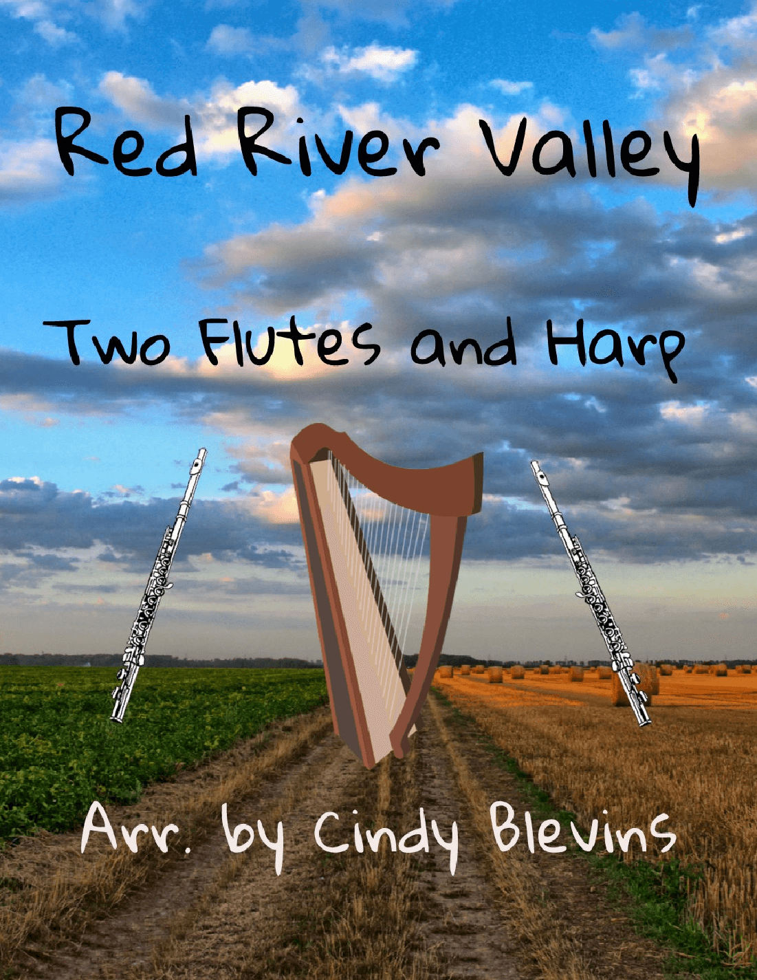 Red River Valley, Two Flutes and Harp (arr. Cindy Blevins)