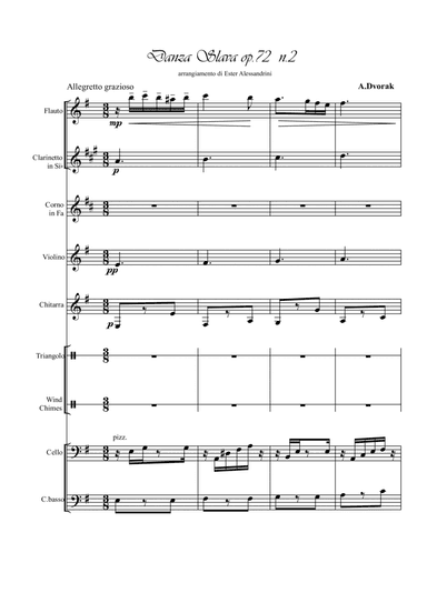 Slavic Dance op. 72 n.2 (arr. Ester Alessandrini)