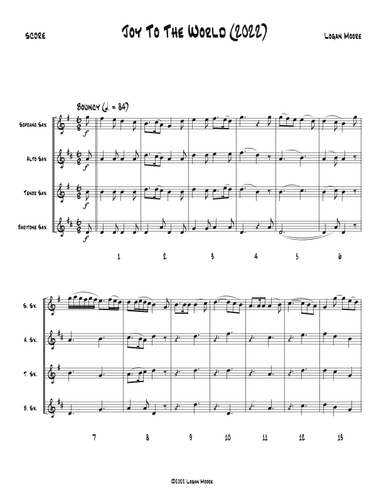 Joy To The World (2022) (arr. Logan Moore)