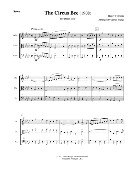 The Circus Bee (arr. James Bicigo)