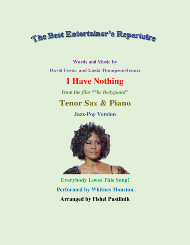I Have Nothing (arr. Fishel Pustilnik)