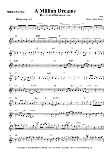A Million Dreams (arr. Israel Pessoa)