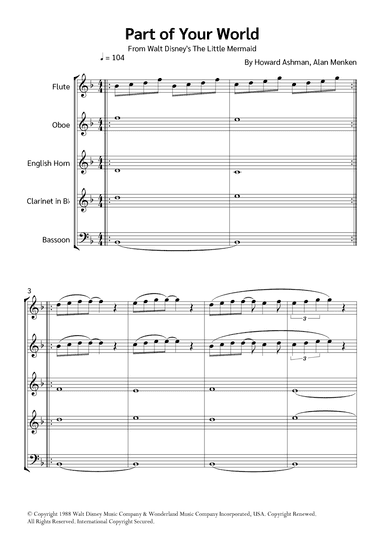 Part Of Your World (reprise) (arr. Jackson Spindler)