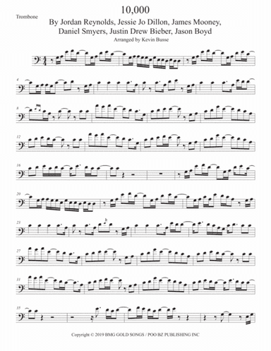 10,000 Hours (arr. Kevin Busse)