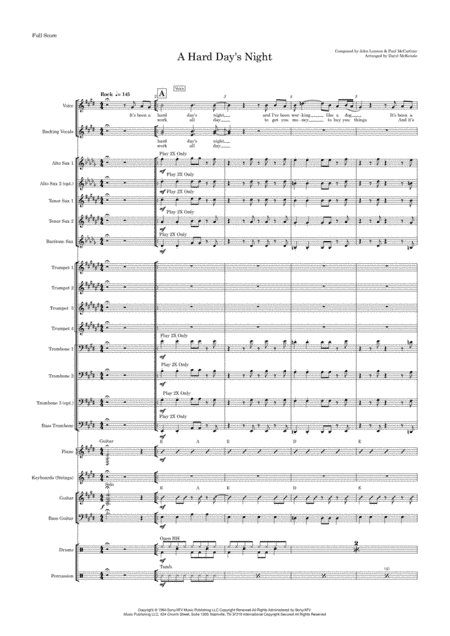A Hard Day's Night (arr. Daryl McKenzie)