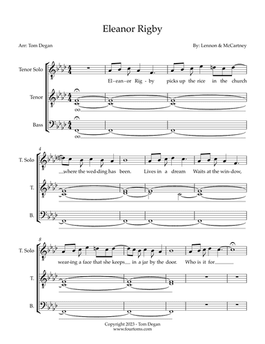 Eleanor Rigby (arr. Thomas Degan)