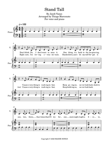Stand Tall (arr. Thiago Marconato)