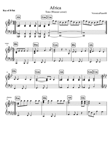 Africa (arr. VeronicaPiano88)