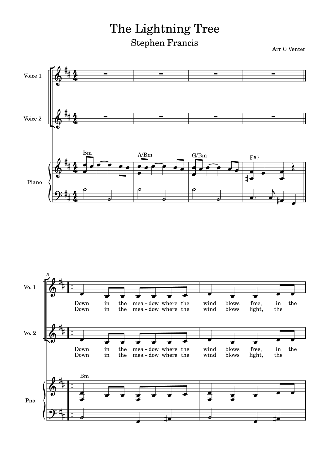 The Lightning Tree (arr. Caroline Venter)