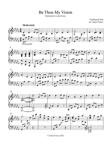 Be Thou My Vision (arr. Annie Farrey)