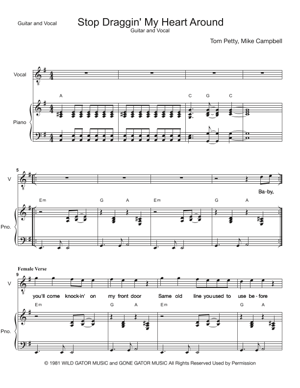 Stop Draggin' My Heart Around (arr. Mark McCarron)