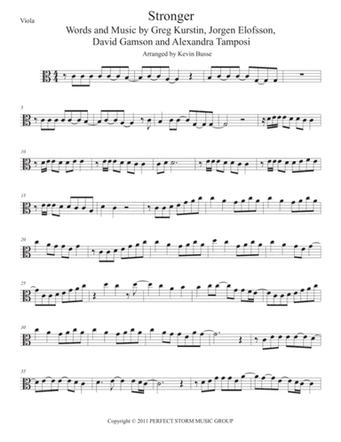 Stronger (What Doesn't Kill You) (arr. Kevin Busse)
