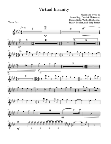 Virtual Insanity (arr. David Lartey)