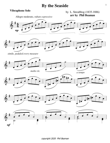 By the Seaside-vibraphone solo (arr. Phil Beaman)