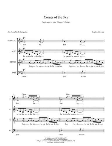 Corner Of The Sky (arr. Jason Nicolo Ferrandino)