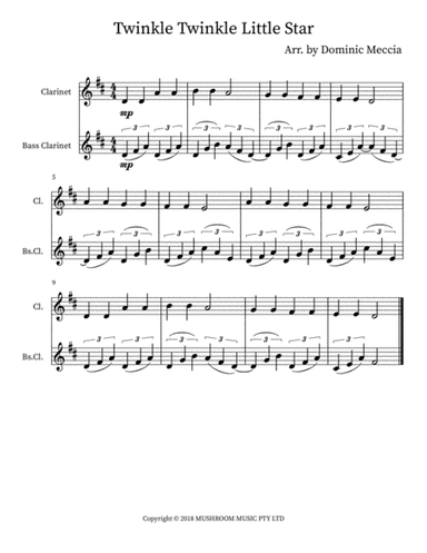 Twinkle Twinkle Little Star (trad Arr) (arr. Dominic Meccia)
