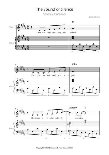 The Sound Of Silence (arr. Ygor Nunes)