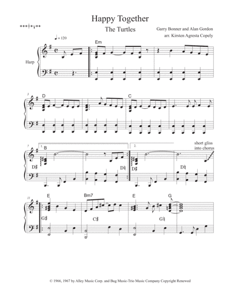 Happy Together (arr. Kirsten Agresta Copely)