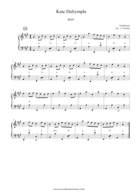 Kate Dalrymple (arr. Julia Gordon)