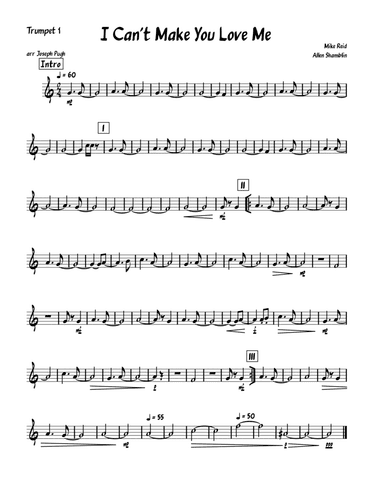 I Can't Make You Love Me (arr. Joseph Pugh)