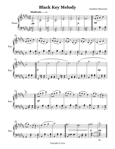 Black Key Melody