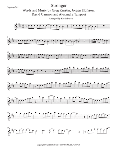 Stronger (What Doesn't Kill You) (arr. Kevin Busse)