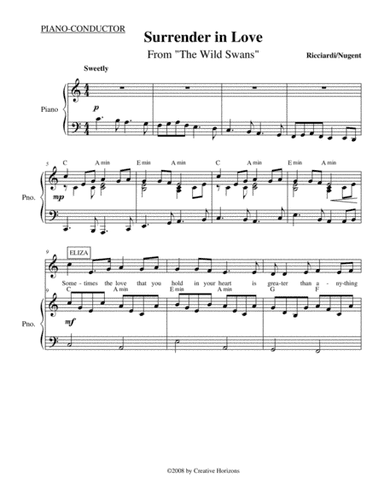 SURRENDER IN LOVE  (TENOR VERSION)