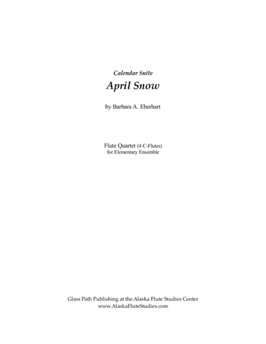 Calendar Suite - April Snow