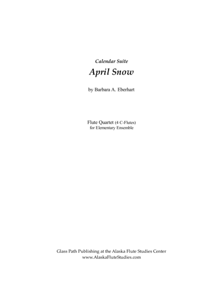 Calendar Suite - April Snow