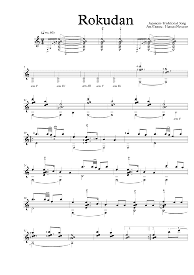 Rokudan (arr. Hernán Navarro)