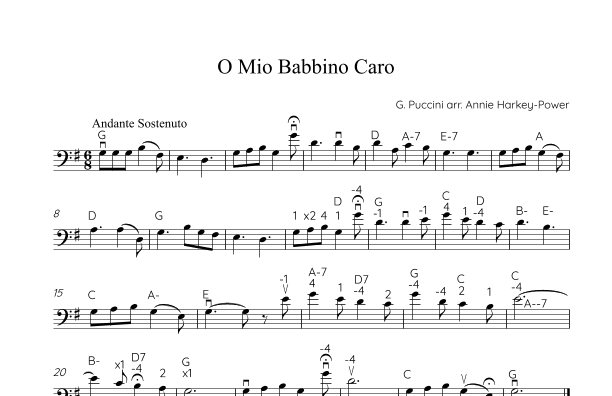 O Mio Babbino Caro (arr. Annie Harkey-Power)