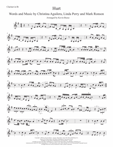 Hurt (arr. Kevin Busse)