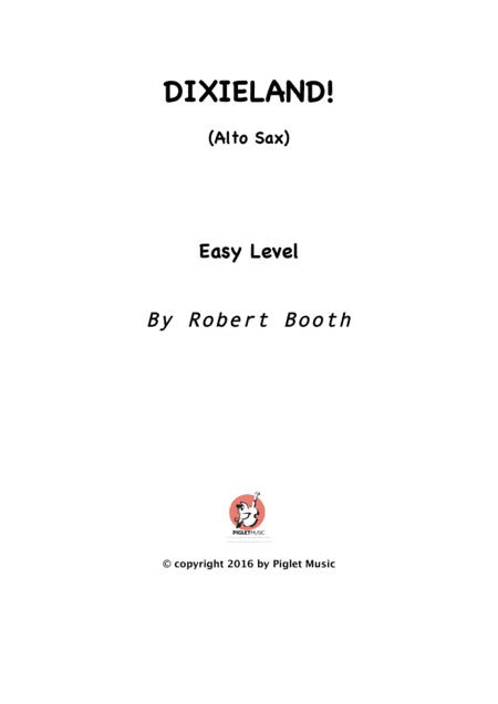 When The Saints Go Marching In (Alto Sax dixieland solo) (arr. Robert Booth)