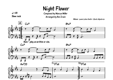 Night Flower (arr. Ben Irwin)