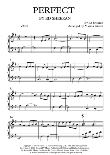 Perfect (arr. Marina Kirova)