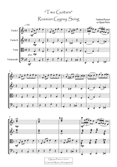 Two Guitars - Russian Gypsy Traditional Song (arr. Ognyan Petrov)