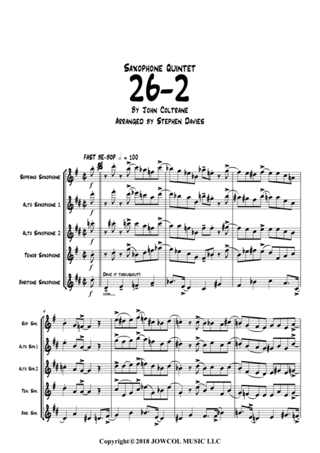 26-2 (arr. Stephen Davies)