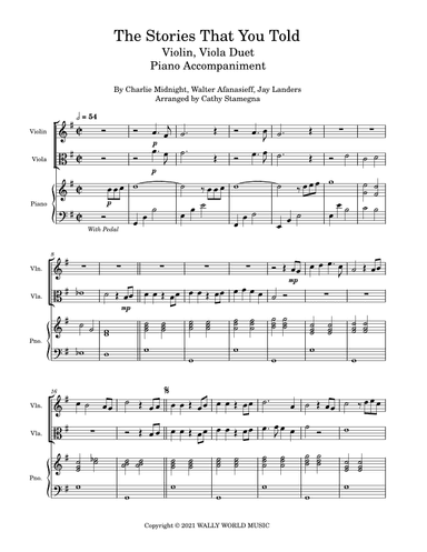 The Stories That You Told (arr. Cathy Stamegna)