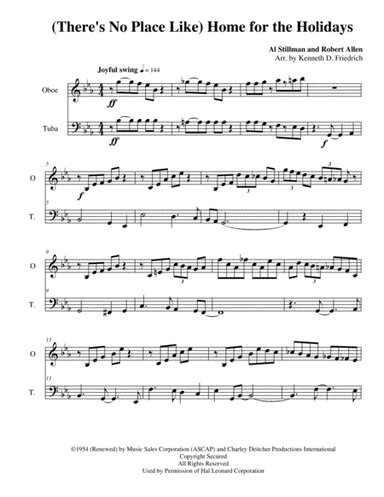 (There's No Place Like) Home For The Holidays (arr. Kenneth D. Friedrich)